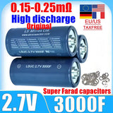 1-72PCS 2.7V 3000f Super Farad Capacitor DIY 12V 24V 48V EV RV Car Start Power Spot Welding Machine Audio LS Super Capacitor