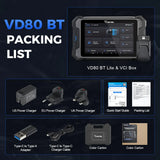 VDIAGTOOL VD80BT Bluetooth Car Diagnostic Tool WIFI Wireless Bidirectional Scanner with Topology Mappping FCA CANFD ECU Coding
