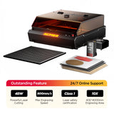 ACMER P3 Laser Cutter Engraving Machine Fully Enclosed Dual Laser CNC High Speed Engraving Cutting Machine herramientas Tools