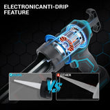 Makita 18V Cordless  Power Tool Silicone  Electric Glass Caulking Gun LED  Gun Multifunctional DIY Repair Tool