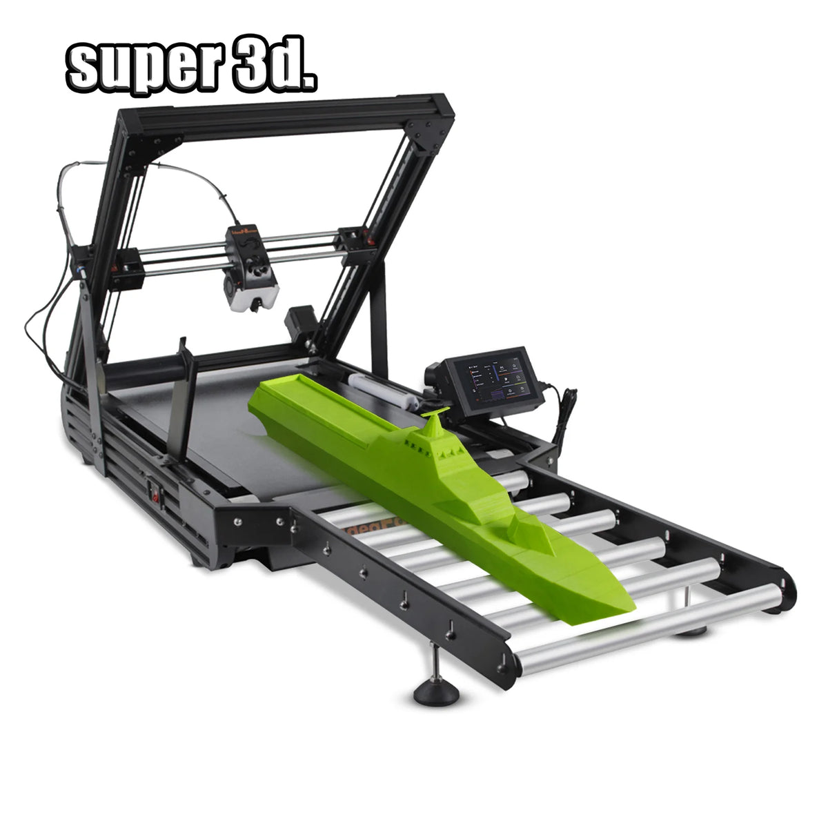 IdeaFormer IR3 V2 FDM 3D Printer Auto Leveling Core XY Stable Structure Infinite Z-Axis Steel Conveyor Belt With Extended Tray