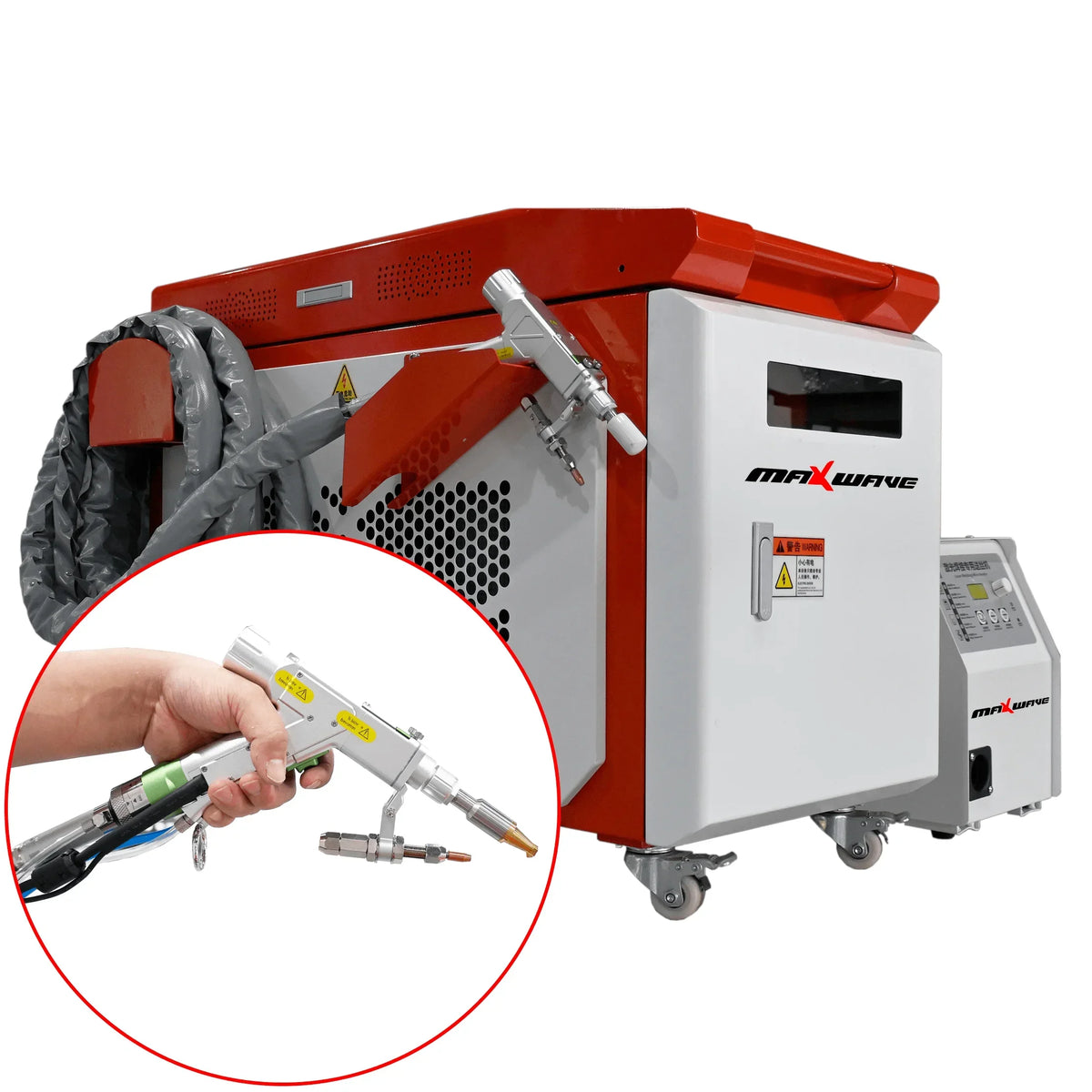 4-in-1 Laser Welder Portable Handheld Fiber Laser Welding Machine for Metal Iron Stainless Steel Aluminum Copper Brass