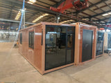 China Manufacturer's Small Expandable Folding House Double Wing Expansion Container 20ft 40ft With Raised Ground
