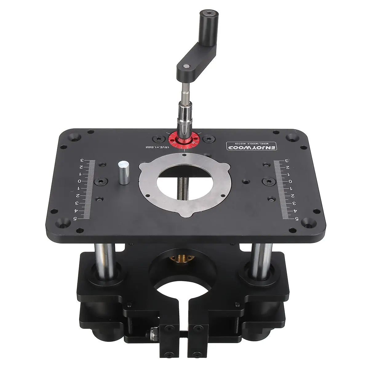 ENJOYWOOD GD7 PRO Router Lift for 65mm/69mm Wood Router for Router Table Set Up Lift with Router Plate Precision Woodworking