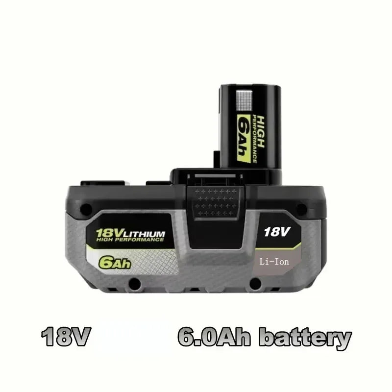 Used for RYOBI high-performance lithium battery 18V low self discharge, suitable for all tools P104, P107 P109 P108