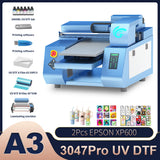 A3 UV Printers For Epson XP600 Impressora A3 UV DTF Printing Machine A3 UV Printers For Acrylic PVC Phone Case Wood Glass