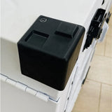 Large Luxury Aviation Aluminum Dog Transport Crate Foldable With Thickened Ventilation Firm Cage With Wheels