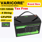 VariCore 12V/12.8v 340Ah 360Ah 180Ah 120Ah 100Ah 4s LiFePO4 Battery Lithium Iron Phosphate Batteries for RV Golf Cart Tax Free
