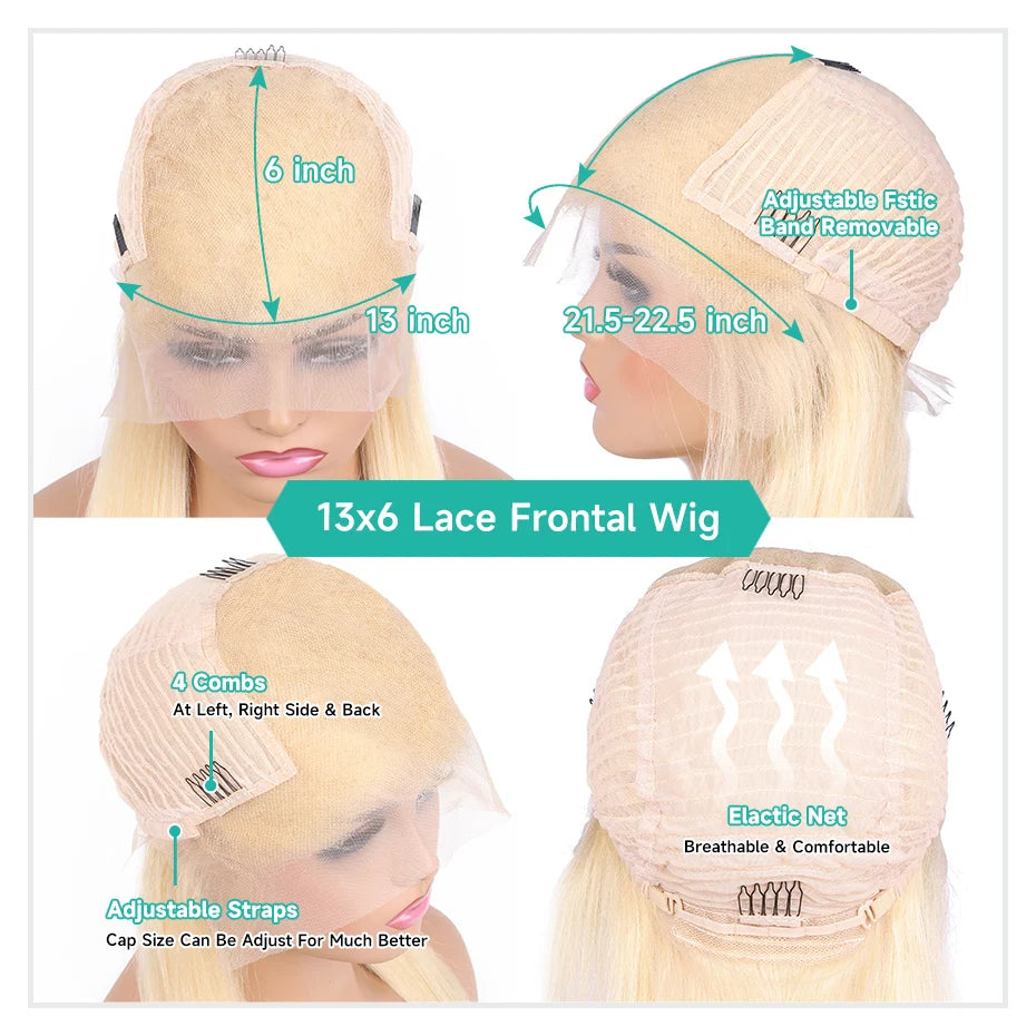Teal Color Human Hair Wig Brazilian Remy Body Wave Lace Front Wig Pre Plucked Cyan Green 13x6 Hd Lace Frontal Wigs For Women 30"