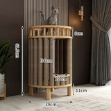 I L Solid Wood Cat Nest Cat Climbing Frame Space Capsule Cat Villa Nest Shelf Pet Toy Scratchers Products Furniture Accessories