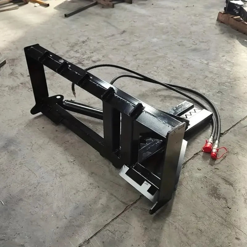 Heavy-Duty Tree Pole Puller Attachment Sturdy Metal Build with Adjustable Hydraulic System Effectively Extracts and Pulls Trees