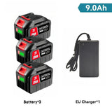 for Makita 21V 9.0Ah Smart Battery 5S3P Li-ion Pack 2H Fast Charging Overheat Protection for Power Tools Drills Safety Certified