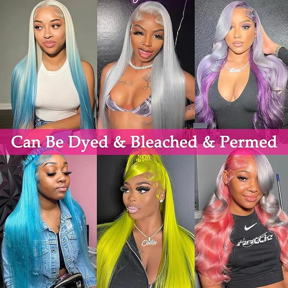 360 Lace Frontal Wig #613 Colored Straight Hd Lace Frontal Wig 13x6 13x4 Pre Plucked Blonde Lace Front Human Hair Wigs For Women