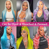 360 Lace Frontal Wig #613 Colored Straight Hd Lace Frontal Wig 13x6 13x4