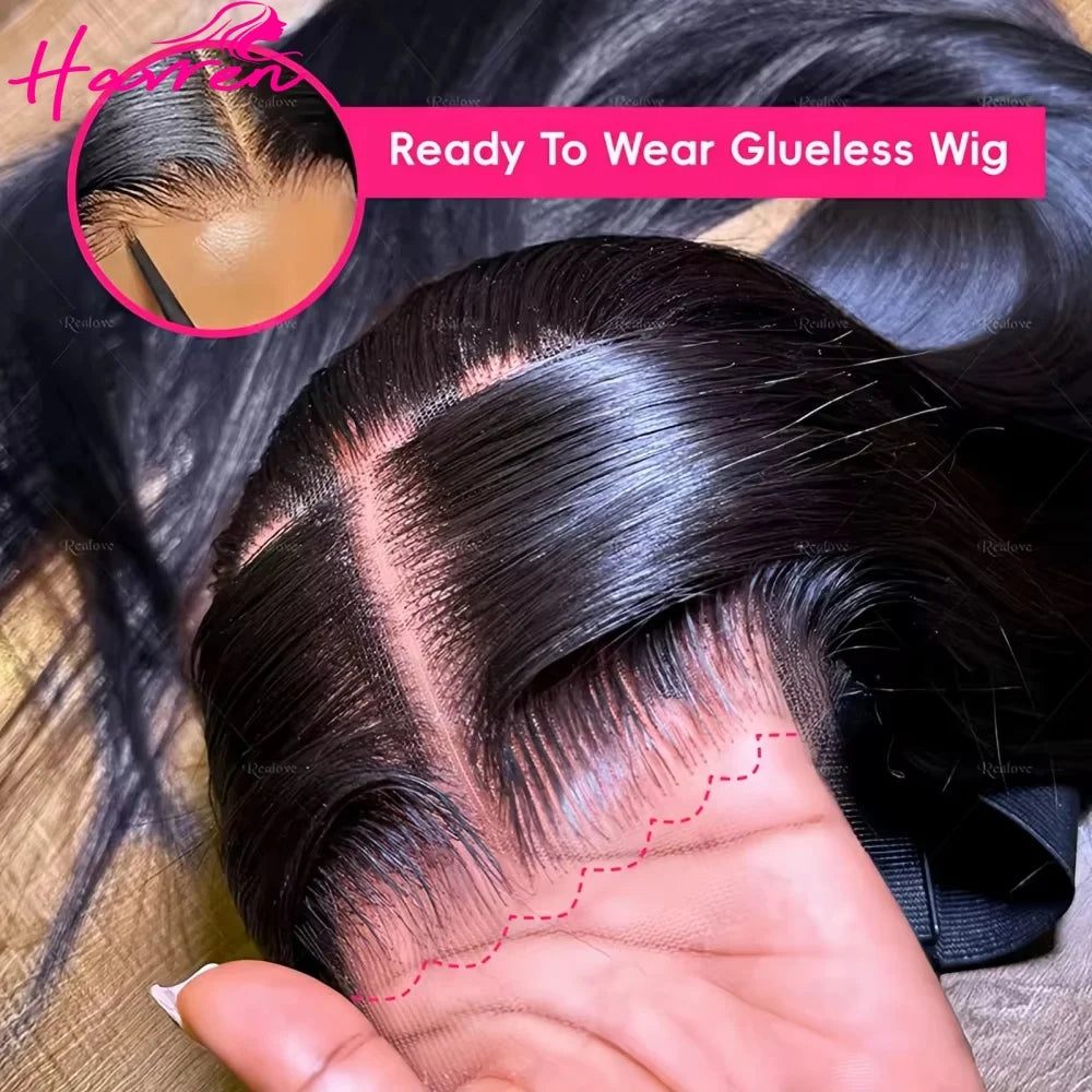 30 40 Inch Glueless Wigs Bone Straight 13x4 Lace Front Wig 13x6 HD Lace Frontal Wigs 5x5 Black Closure Brazilian Human Hair