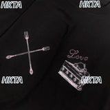 Original Japanese Design Cute Strawberry Cake Long-sleeved T-shirt Women Autumn New Loose Casual Oversized T Shirt Top Y2k