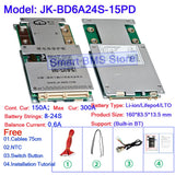 Jikong JK BMS 40A 60A 80a 200a Active Balance BD6A17S8P BD6A20S8P BD6A24S8P 8s 13s 17s 20s 24s Smart JK Bms Bt RS485 Connector