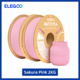 ELEGOO Matte Filament PLA 1KG for FDM 3D Printer PLA Elegoo 3D Printer Filament Dimensional Accuracy +/- 0.02mm