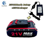 21VMAX 3000mAh lithium battery, suitable for battery replacement and re sawing of cordless drill chain saw car washing machines