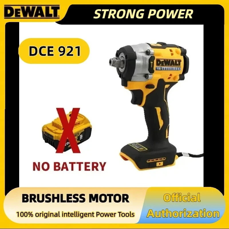 Dewalt DCF921 Cordless 1/2 inch Impact Wrench Brushless Variable Speed Charging Wrench For Dewalt Battery Power Tool