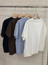 New Spring Summer Women's Cotton Beaded Short-Sleeve T-Shirt