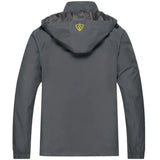 Mens Windproof Jacket Waterproof Lightweight Mountain Sport Jacket for Men Hooded Windbreaker Raincoat