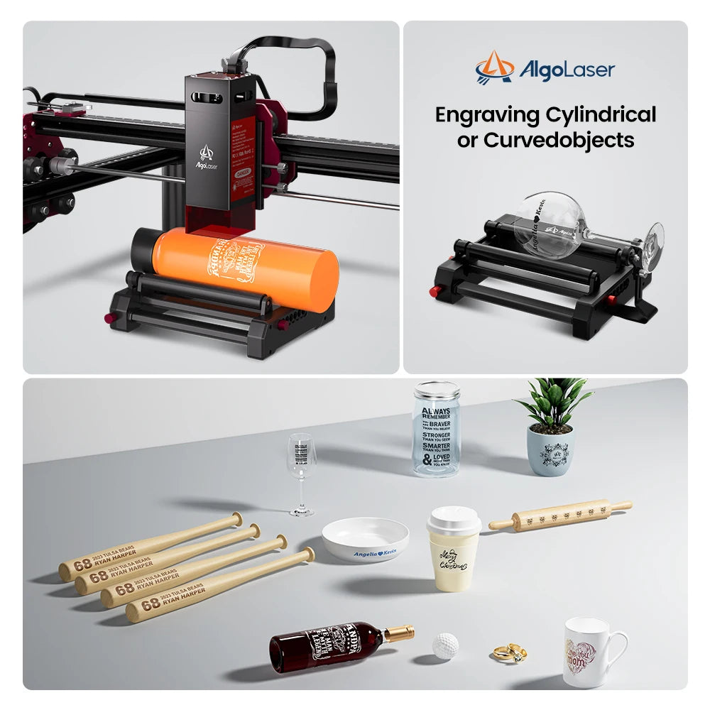 Algolaser DKMK2 10W Powerful Woodworking Laser Cutter Engraver Metal/Wood/Acrylic/Glass CNC Laser Cutting Engraving Machine