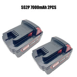 M18 Series 18V 5.0Ah 7.0Ah Rechargeable Lithium Ion Battery, Compatible with M18B M18B2 M18B4 Cordless Power Tools