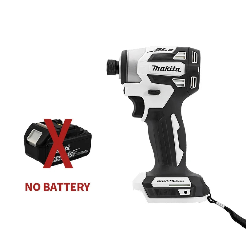Makita DTD173 18V LXT Cordless Brushless Impact Driver 180 N·M Wood Bolt T-Mode Electric Drill Rechargeable Power Tools