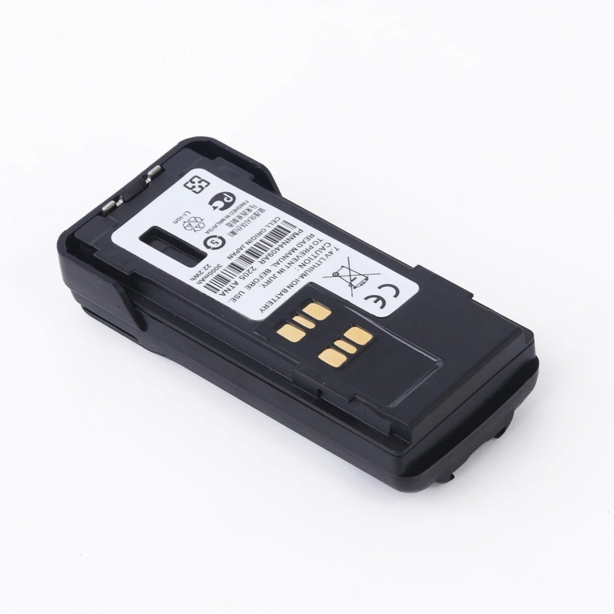 10PCS 7.4V 3000mAh Non-Impres Li-Ion Battery Type-C Replace for Motorola XiRP6600i P8600i GP328D DP4800 PMNN4409 PMNN4448
