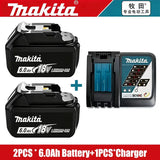 100% Original Makita BL1860B 18V 6Ah Lithium Battery Rechargeable,Compatible With BL1830 BL1850 Makita 18V Power Tool Battery
