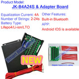 JIKONG Smart JK BMS B4A24S Active Balancer 5A 10A 24S with BT Support 2A 5A 10A 4S - 24S Lifepo4 LTO Battery B10A24S Smart BMS