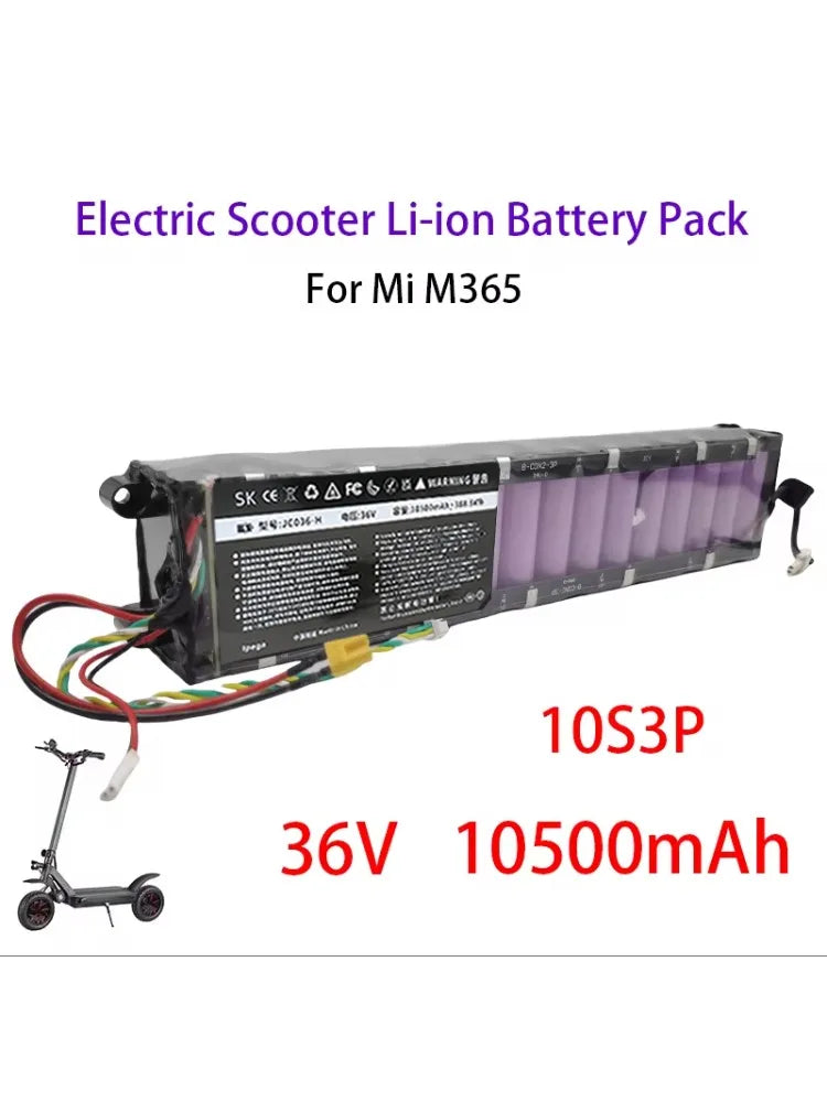 36V Li-ion Battery pack 10.5Ah Suitable For MiJia M365 Scooter Battery pack,Electric Scooter,Waterproof Bluetooth Communication