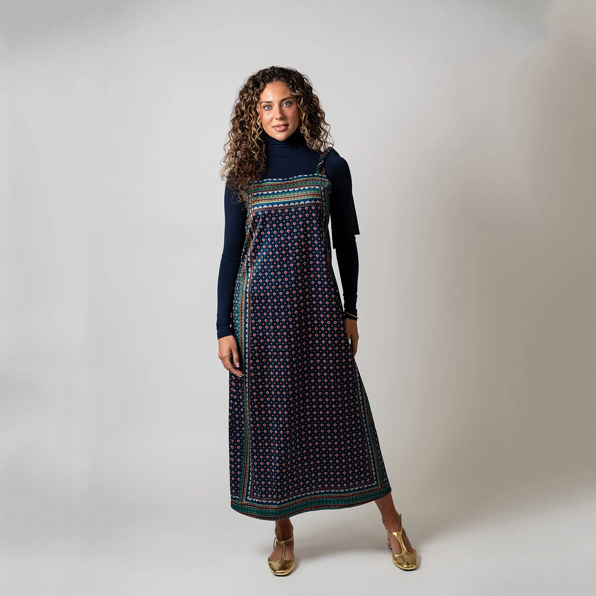AP AW26 Women Bow Slip Dress Holiday Style