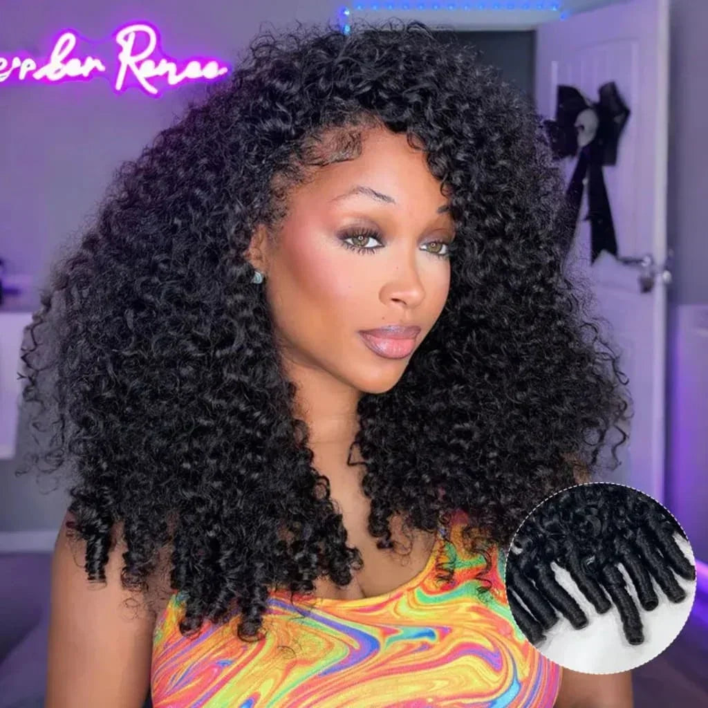 7x5 Burmese Curly Glueless Wigs Human Hair 250% Permium 13x6Deep Wave Lace Front Wigs Pre Bleached Deep Curly Lace Wig For Woman