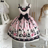 Sweetheart Lolita Sakura Rabbit Story full Lolita dress schoolgirl cute jsk summer dress women Slight Strech