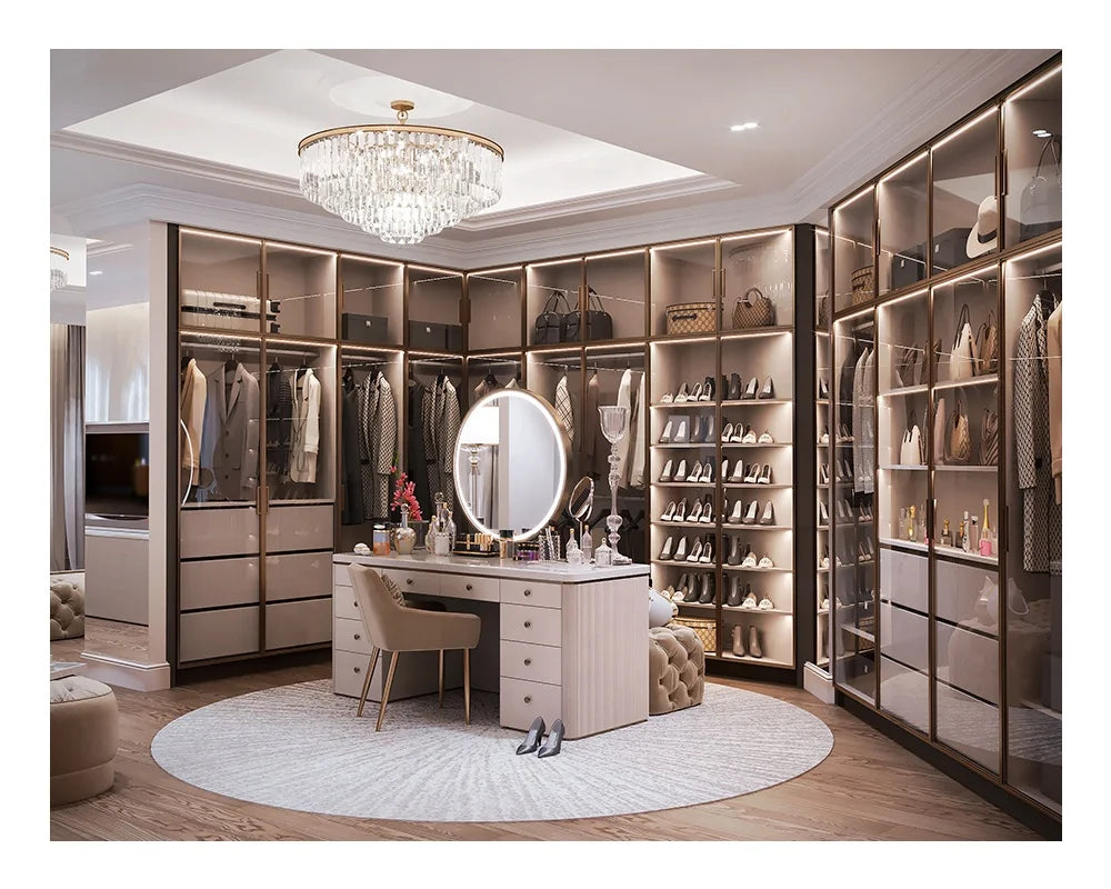 Affordable Modern Design Room Cabinet Custom Large Storage Walk in Master Bedroom Closet