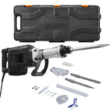 SucceBuy Demolition Jack Hammer 2800 W Powerful Electric Jackhammer 1200 BPM Concrete Breaker with Carrying Case Gloves