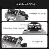 Numax 20 Volt Cordless 1/2.5 Gallons 4L/10L Air Compressor For Makita 18V Battery