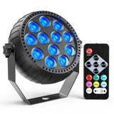 Somspot Mini RGB LED Par Lights Stage Lighting Effect LED Projection Light for DJ Disco Party Holiday Bar Club Wedding Birthday