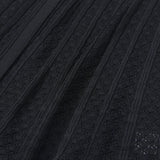 Spring And Summer New Fashion Thin Cut Hollow Lace Silver S Button Slim Fit Round Neck Sleeveless Temperament Women's Dress