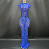 Elegant Rhinestone Party Dresses luxurious Celebration Birthday Dress Wedding Ball Sparkles Couture For Baby Shower Dress