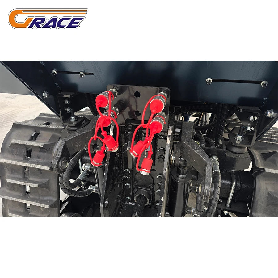Customize Multifunction Crawler Tractor With Rotary Tiller And Breaker Hammer