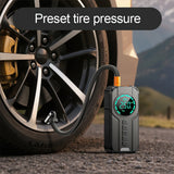 Car Jump Starter 6000mAh With LCD Screen Portable Booster Charger Powerful Car Battery Starting Device for Petrol Vehicle Start