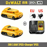 100% Original 20V 6.0Ah MAX Battery Power Tool Replacement For DeWalt DCB184 DCB181 DCB182 DCB200 20V 5A 6A 18Volt 20v Battery.