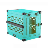 Customizable Kennel Crate Quality Assurance Aluminum Heavy-duty Folding Pet Cage Stackable Commercial Dog