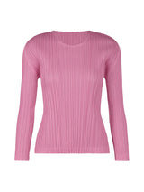 Miyake Pleated Causal Long Sleeve Top Women Classical Pleats Please T-shirt