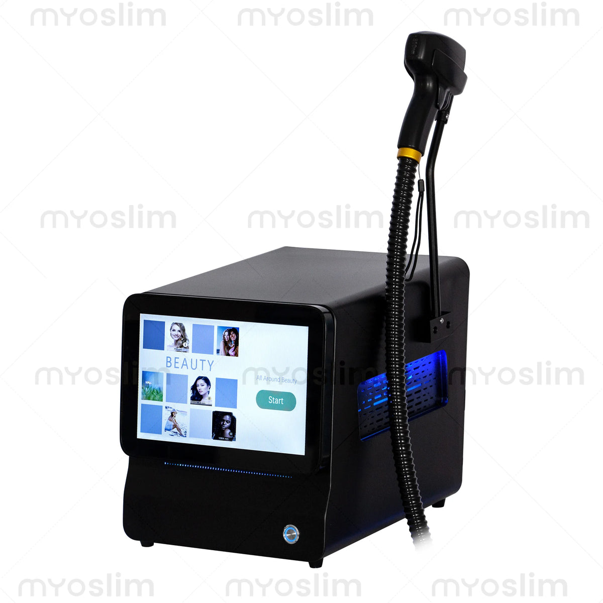 NEW 10 Bar 808NM Diode Laser Hair Removal Machine 4 Wavelength Customized 4000W High Power ICE Platinum Alexandrite Painless