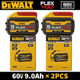 Authentic Dewalt Battery DCB609 60V/20V Max 9.0Ah Li-Ion FlexVolt Battery, High Power 180Wh Rechargeable Li-Ion 18V/54V Battery