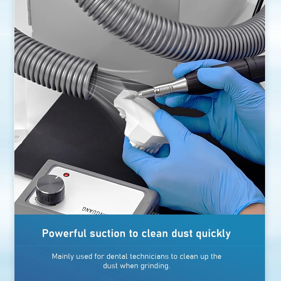 220V Dental Technician Vacuum Cleaner Single Hole Vacuum Cleaner CNC Dual Hole Vacuum Cleaner Dental Polishing Vacuum Cleaner